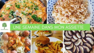 Une SEMAINE dans mon ASSIETTE PETIT BUDGET amp VÉGÉ  LUNDI VERT N°301 [upl. by Janey]