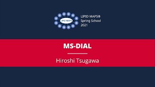 Hiroshi Tsugawa MSDIAL [upl. by Roach588]