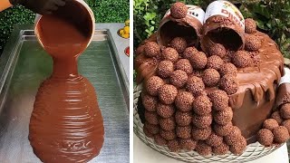 🍫🍫 The Most Chocolate Cake Hacks  Easy Chocolate Cake Decorating Ideas  So Yummy Cake [upl. by Ailadgim]