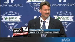 New Giants coach Ben McAdoo meets the media [upl. by Holleran]