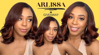 Outre Synthetic Melted Hairline HD Lace Front Wig  ARLISSA GIVEAWAY WIGTYPESCOM [upl. by Corey]