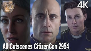 Squadron 42 All Cutscenes CitizenCon 2954 4K [upl. by Htebezile]