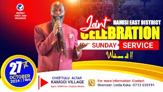 HAMISI EAST DISTRICT JOINT CELEBRATION SUNDAY SERVICE  27TH OCTOBER 2024 [upl. by Devol]