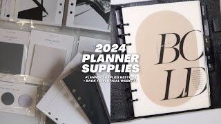 2024 Planner Supplies  A5 Rings  Cloth and Paper Haul  Stationery Haul [upl. by Cerys143]