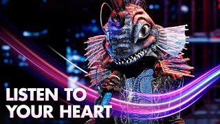 Zeeduivel  ‘Listen To Your Heart’  The Masked Singer  Seizoen 4  VTM [upl. by Nelli457]