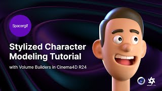 Stylized Character Modeling Tutorial with Volume Builders in Cinema4D R24 [upl. by Dnomad]