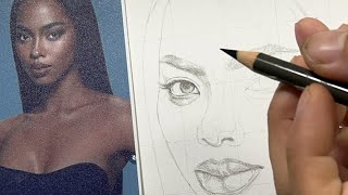 Live Colored Pencil DARK SkinTone Drawing Process [upl. by Bast]