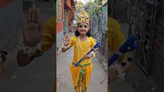 Sri Krishna gobinda hare murari 🙏🙏🙏KritikachannelShorts video [upl. by Eninahs680]