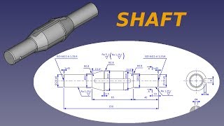 Freecad course  Shaft [upl. by Negam]