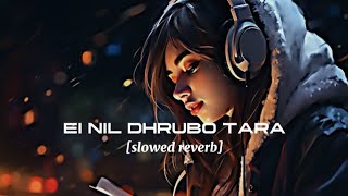 Ei nil dhrubo tara slowed reverb ll 💗💗 lofi songlofiking10M trending viral video [upl. by Gardiner]