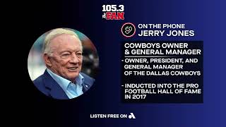 Jerry Jones on 1053 The Fan 111924  Dallas Cowboys 2024 [upl. by Ellon]