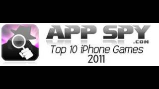 Top 10 iPhone Games Of 2011  AppSpycom [upl. by Dranyer456]