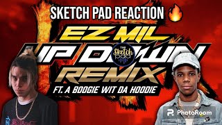 Reaction To  ezmil27 ft ABoogieWitdaHoodie  🆙 DOWN REMIX [upl. by Frentz]