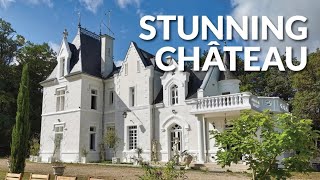 FANTASTIC 19THC CHATEAU  In the Loire Valley newly renovated with 30 ha amp outbuildings  A23069 [upl. by Ajak881]