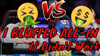 Bluffing AllIn Poker FAIL 2018 gambling vlog 21 [upl. by Belford]