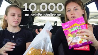 WE PROBEREN DE 10000 CALORIEËN CHALLENGE [upl. by Aeriela]