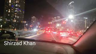 Canada mississauga night 🌙 drive 🚗 2025 [upl. by Lynnea]