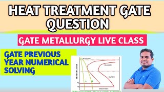 Heat Treatment GATE Metallurgy Questions [upl. by Puttergill543]