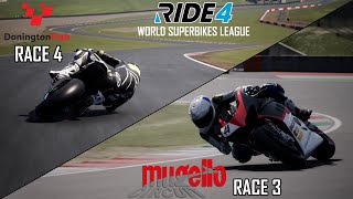 Ride 4  World Superbikes League Race 3 amp 4  Final Career Mode [upl. by Myrilla]