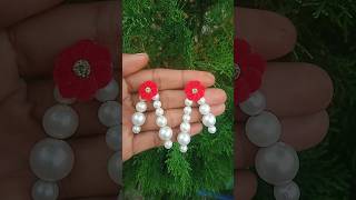 DIY safety pin earrings  🤩💖❤️ diy handmade shorts youtubeshorts viral [upl. by Munmro924]