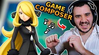 Game Composer Reacts to APPROACHING CHAMPION CYNTHIA from POKÉMON BDSP [upl. by Rihat]