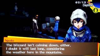 Persona 4 Golden  Getting Lost with Naoto Ski Trip [upl. by Gaylord]