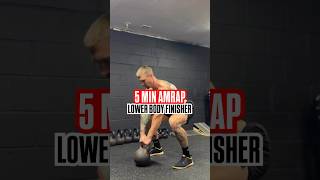 Lower Body Finisher  5 Minute AMRAP legday lowerbodyworkout kettlebellworkouts [upl. by Adnical]