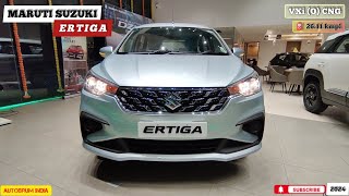 Maruti Suzuki Ertiga VXi O CNG Detailed Review Perfect MUV Features Mileage amp Performance 💫 [upl. by Onateyac]