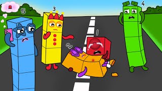 Noooo shouted Numberblocks 1  Numberblocks fanmade coloring story [upl. by Finella]