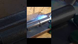 How to weld hinges to the gate shorts [upl. by Ytisahc]