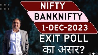 Nifty Prediction and Bank Nifty Analysis for Friday  1 December 2023  Bank Nifty Tomorrow [upl. by Alaik]