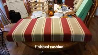 How to Cover a Cushion [upl. by Neenahs]