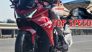 Hero Karizma XMR 210 Top Speed 🔥what a great bike hero build 🥵 [upl. by Ahseenyt39]