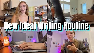 Trying My New Ideal Writing Routine [upl. by Ahtael]