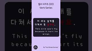 Korean Verb Series 22 koreanvocabulary [upl. by Dnomsad]