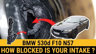 How to inspect intake manifold BMW F10 F11 520d 525d 530d 535d 550d N57 N47 engine Drivetrain fault [upl. by Rasecoiluj]