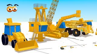 CUBE BUILDER for KIDS HD  Build Construction Site for Children  AApV [upl. by Llywellyn567]