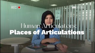 Group 9  Human articulators Places of articulation [upl. by Deeann830]