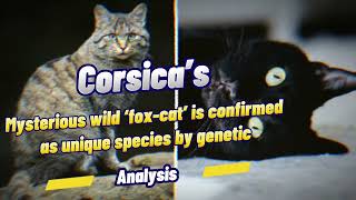 Corsica’s mysterious wild ‘foxcat’ is confirmed as unique species by genetic analysis [upl. by Ecirtel]