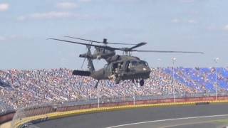 Military DropOff Charlotte Motor Speedway [upl. by Annaiv471]