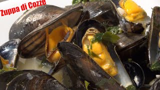 Miesmuscheln in Weißweinsauce  Zuppa di Cozze  Italienische Art  ASMR kochen [upl. by Alrick]