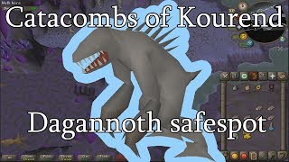 OSRS Catacombs of Kourend Dagannoth Safespot [upl. by Nahij]