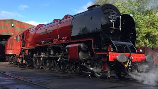 The Duchess Returns 6233 Duchess of Sutherland on Roll Out Day 9th September 2018 [upl. by Sitoel]