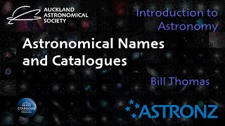 Astronomical Names and Catalogues  Practical Astronomy  August 2024 [upl. by Falcone]