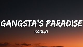 Coolio  Gangstas Paradise Lyrics ft LV [upl. by Zebapda418]