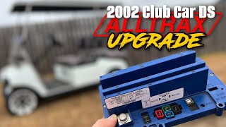 Installing Alltrax 400 Amp Controller On Older Series Golf Cart  UNLOCK Settings  Club Car DS [upl. by Alemap]