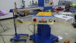 Automatic 3 Colors Screen Printing Machine For Printing Tshirts and Bags [upl. by Suoivart]