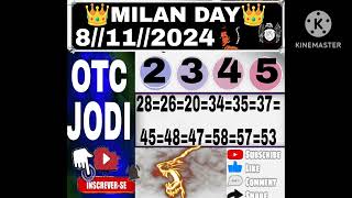 8112024 Milan day game Milan day game Satta Matka open to close single open single jodi single [upl. by Donough]