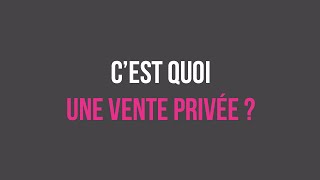 Showroomprivé  Mode d’emploi n°2  c’est quoi une vente privée [upl. by Koffman945]