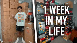 1 Week In My Life Selling Shoes For A Living Getting FakesBuying ShoesShipping Orders [upl. by Darice692]